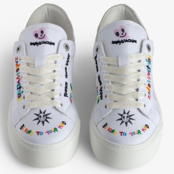 Zadig & Voltaire Embroidered Sneakers